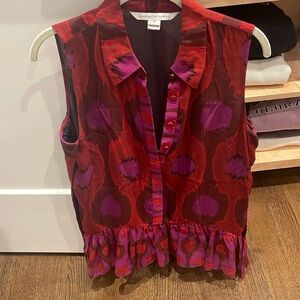 DVF tunic top